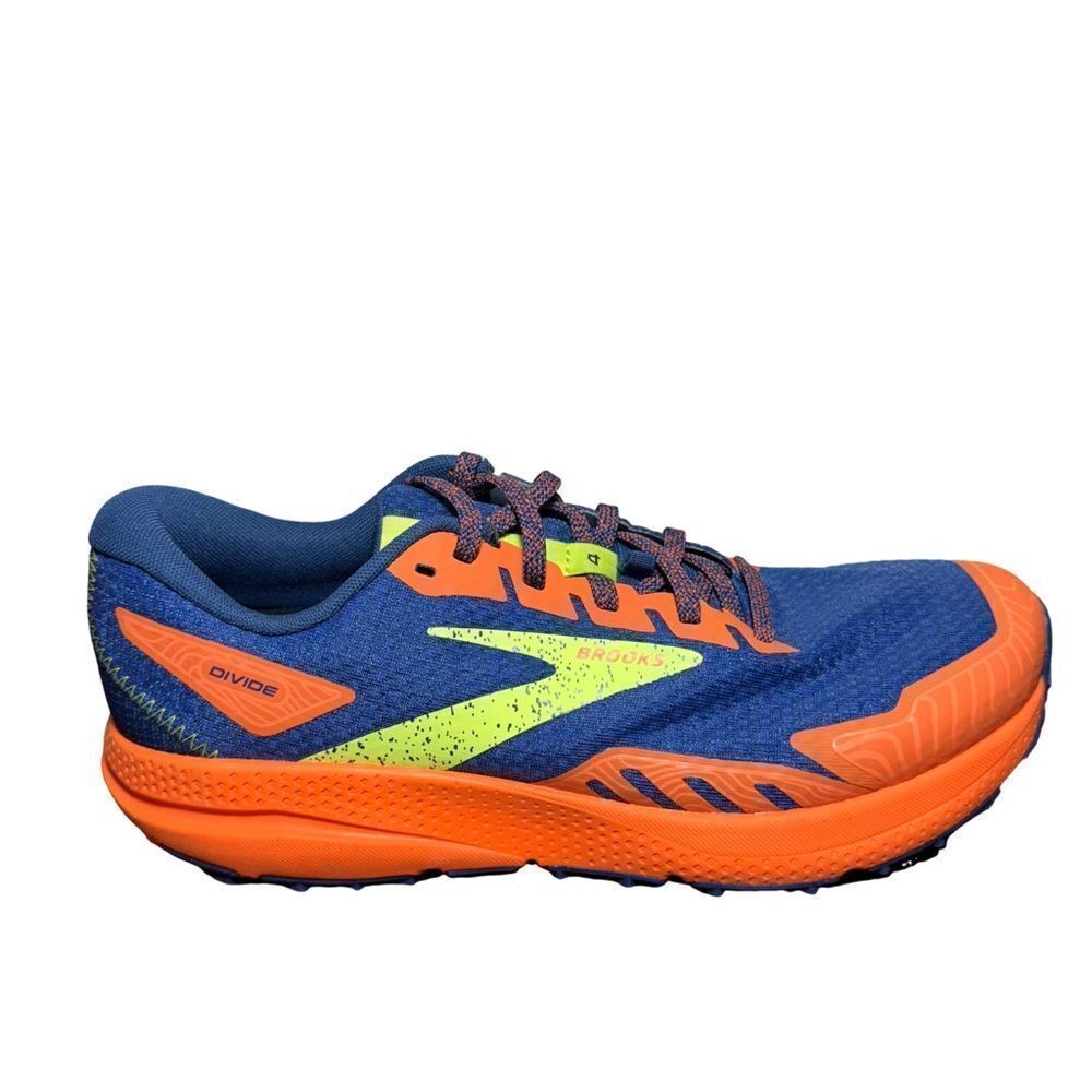 Men’s brooks divide 4 athletic trail hiking shoes size 9 blue - Picture 1 of 5